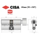 Цилиндр CISA RX (модульный) 65T (35*30T) никель матовый 5 ключей