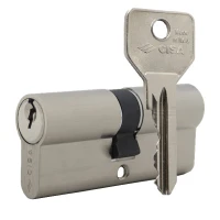 Циліндр CISA C2000 80 (35*45) нікель матовий 5 ключів