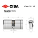 Циліндр CISA Astral Tekno PRO 65 (30*35) нікель матовий 3 ключі