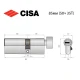 Цилиндр CISA ASIX P8 85T (50*35T) никель матовый 3 ключа