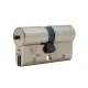 Цилиндр CISA AP4 S 70 (35*35) никель матовый 3 ключа
