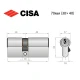 Цилиндр CISA C2000 70 (30*40) черный 3 ключа