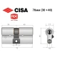 Цилиндр CISA RX (модульный) 70 (30*40) никель матовый 5 ключей