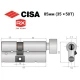 Цилиндр CISA RX (модульный) 85T (35*50T) никель матовый 5 ключей