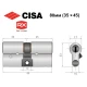Цилиндр CISA RX (модульный) 80 (35*45) никель матовый 5 ключей