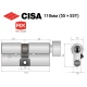 Цилиндр CISA RX (модульный) 110T (55*55T) никель матовый 5 ключей