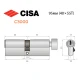 Цилиндр CISA C3000 95T (40*55T) никель матовый 3 ключа