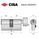 Цилиндр CISA C2000 60T (30*30T) черный