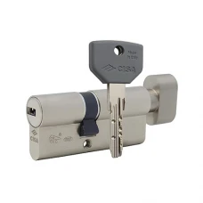 Цилиндр CISA ASIX P8 95T (50*45T) никель матовый 3 ключа