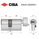 Цилиндр CISA ASIX P8 95T (45*50T) никель матовый 5 ключей