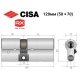 Цилиндр CISA RX (модульный) 120 (50*70) никель матовый 5 ключей