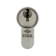Цилиндр CISA C3000 80 (35*45) никель матовый 5 ключей