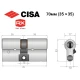 Цилиндр CISA RX (модульный) 70 (35*35) никель матовый 5 ключей