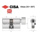 Цилиндр CISA RX (модульный) 60T (30*30T) никель матовый 5 ключей