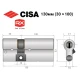 Цилиндр CISA RX (модульный) 130 (30*100) никель матовый 5 ключей