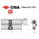 Цилиндр CISA RX (модульный) 80T (30*50T) никель матовый 5 ключей