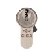 Цилиндр CISA C3000 80 (40*40) никель матовый 5 ключей