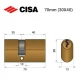 Цилиндр CISA Oval 08210 70 (30*40) овальный для электромех. замков
