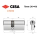 Цилиндр CISA C3000 70 (30*40) никель матовый 5 ключей
