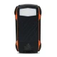 Повербанк з сонячною панеллю 30000mAh Power Bank Kraft KPB-U1830FCSL Orange 18W QC2.0 LED-ліхтар