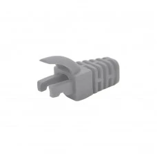 Чохол ізолюючий для роз'єму RJ-45 Cat.5/Cat.6, (N) ПВХ сірий, 100 шт.