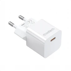 Мережевий зарядний пристрій Choetech PD5010 PD20W GAN USB-C White