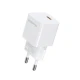 Мережевий зарядний пристрій Choetech PD5010 PD20W GAN USB-C White