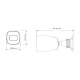 IP-відеокамера 5Mp TVT TD-9451E3B-A (D/PE/AR2) f=2.8mm з мікрофоном