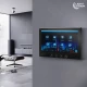 Комплект відеодомофона Light Vision з електрозамком: домофон 7" AMSTERDAM FHD Black, відеопанель 2Mp RIO FHD (RF) White зі зчитувачем Mifare, електромеханічний замок Trinix TRX Fass Steel