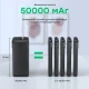 Повербанк 50000mAh Choetech B732 Black 22.5W QC3.0 PD3.0