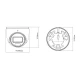 IP-відеокамера 4Mp TVT TD-9544S4L-C(D/PE/AW1) White f=2.8mm, ІЧ+LED-підсвічування, з мікрофоном