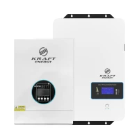 Комплект резервного живлення: гібридний інвертор на 3kW Kraft + АКБ 24В 5120Втг Kraft KRF-24/200BWM LiFePO4