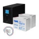 Комплект резервного живлення Kraft PSW1000VA/800W(LCD)24V UPS + гелева батарея 1905 Вт*г