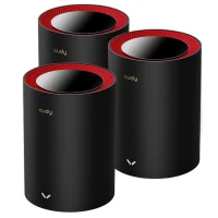 Маршрутизатор WiFi Mesh-система WiFi 6 2.5G Cudy M3000 Black (3-Pack) 3 штуки дводіапазонні