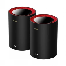 Маршрутизатор WiFi Mesh-система WiFi 6 2.5G Cudy M3000 Black (2-Pack) 2 штуки дводіапазонні