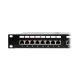 Патч-панель 24 порти NVC-PN-12/24 CAT5/CAT6 19" 1U екранована