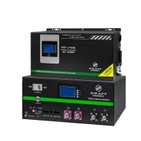Комплект резервного живлення: гібридний інвертор на 6kW Kraft + акумуляторна батарея 48В 5120Втг Kraft KRF-48/100BRM LiFePO4