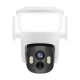 IP PTZ-відеокамера автономна з WiFi, прожектором та сонячною панеллю 3Mp Light Vision VLC-6103WLS White (Lamp+Solar) (CareCam Pro) f=3.6mm, на акумуляторних батареях