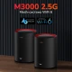 Маршрутизатор WiFi Mesh-система WiFi 6 2.5G Cudy M3000 Black (1-Pack) дводіапазонний