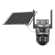 IP PTZ-відеокамера автономна з 4G та сонячною панеллю 3Mp+3Mp Light Vision VLC-9530IG10Z/2C3S (Solar) f=4+8mm, на акумуляторних батареях