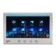 Комплект відеодомофона Light Vision: домофон 7" AMSTERDAM FHD White та відеопанель RIO FHD Silver