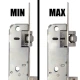 Механизм замка CISA LL 44830.25 бочка (BS25мм, 22 мм) никель матовый