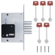 Механизм замка CISA 57426.60 Monoblock 257L (BS60) хром матовый
